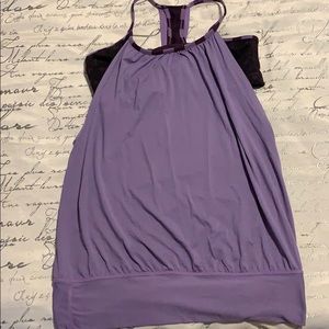 Lululemon tank with built in bra